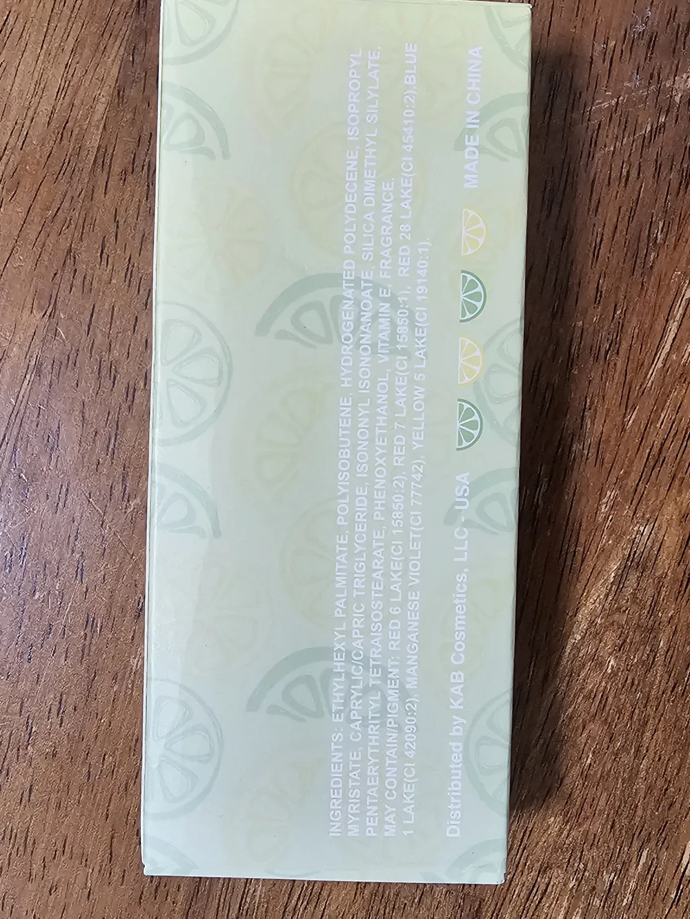 KAB Cosmetics Lemon + lime Lip Oil Duo
